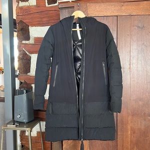 Long down coat